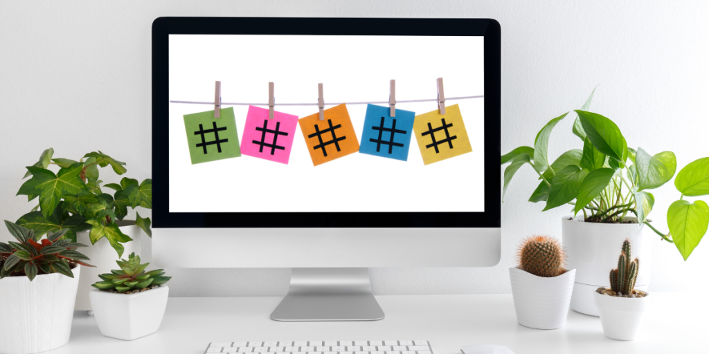 Computer screen full of hashtags LinkedIn is the go-to platform for connecting with potential clients and expanding your business reach, but what Hashtags should you use and why?