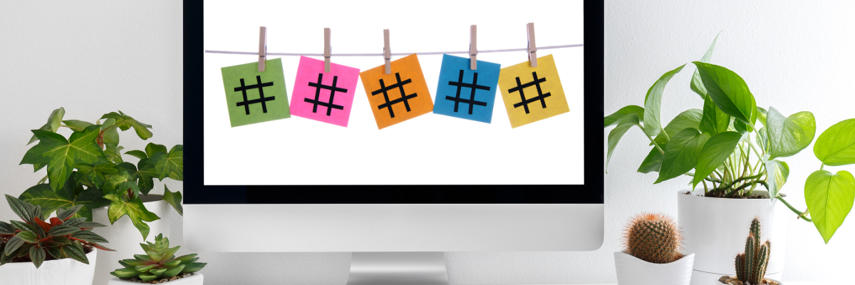 Computer screen full of hashtags LinkedIn is the go-to platform for connecting with potential clients and expanding your business reach, but what Hashtags should you use and why?